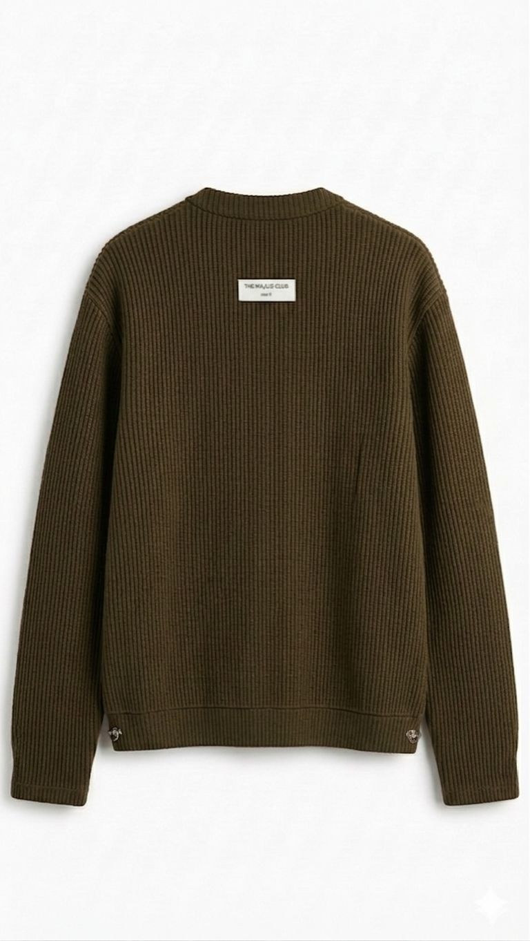 Olive Green Cardigan