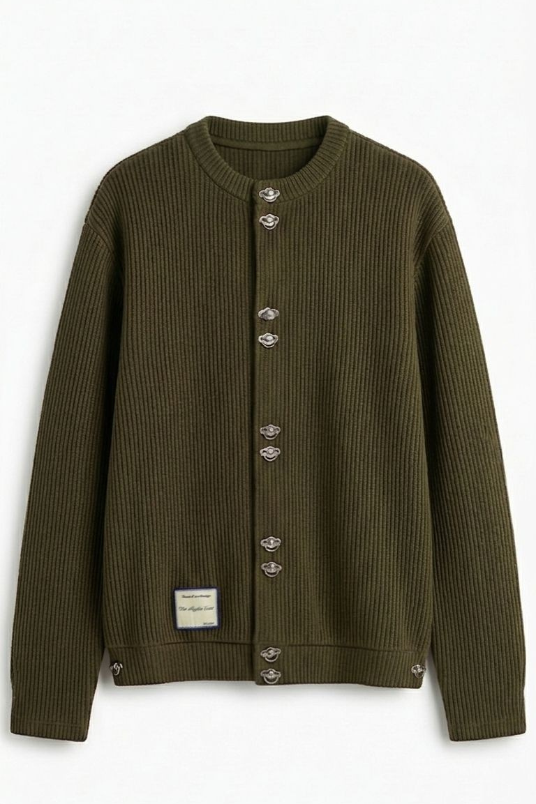 Olive Green Cardigan